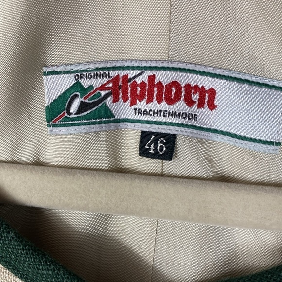Alphorn Trachtenmode embroidered blazer with country details Oktoberfest L - Picture 7 of 9